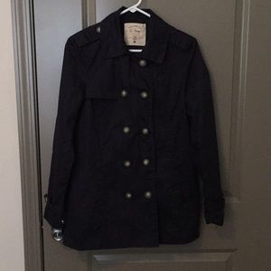 Navy trench coat